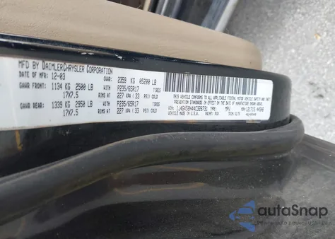 2004 Jeep Grand Cherokee Limited z USA, uszkodzony, nr VIN 1J4GX58N44C326731